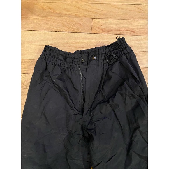 Vintage Snow Pants Mens Size S Black - Picture 2 of 5